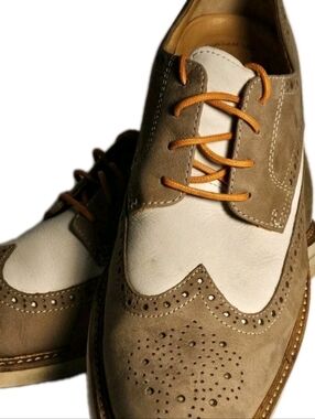 Sperry Gold Cup  Wing Tip Men Sz:9M Leather Oxford Cottage Barbie Boho Y2k [6D]